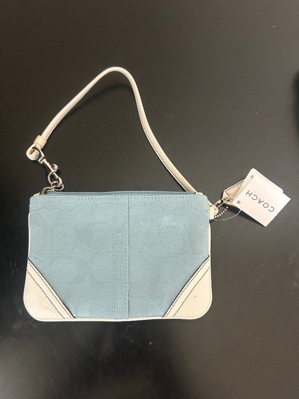 Coach Soho Signature Canvas Wristlet. Vintage. NWT